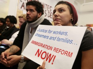 Immigrant Rights' Group Holds Watch Party For Obama's Speech In Vegas