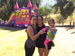 Liz, Rachael and Luna