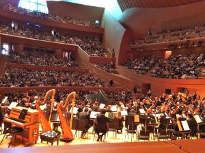 Inside Disney hall