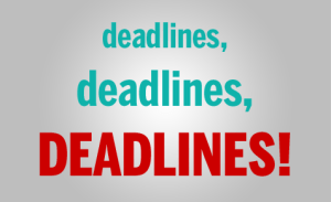deadlines