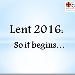 Lent 2016 intro