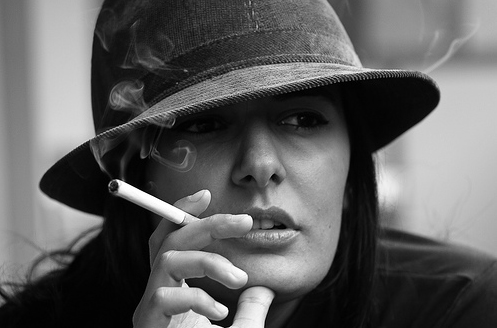 smoking-woman