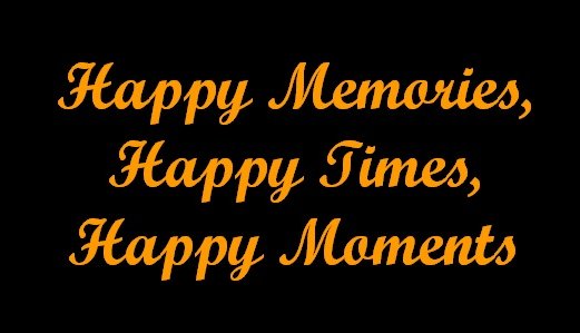 happy moments