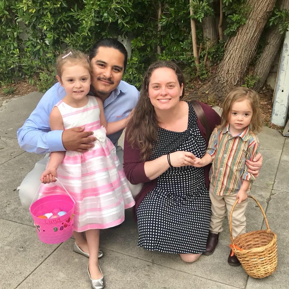 Sarah and Family - Easter, 2018